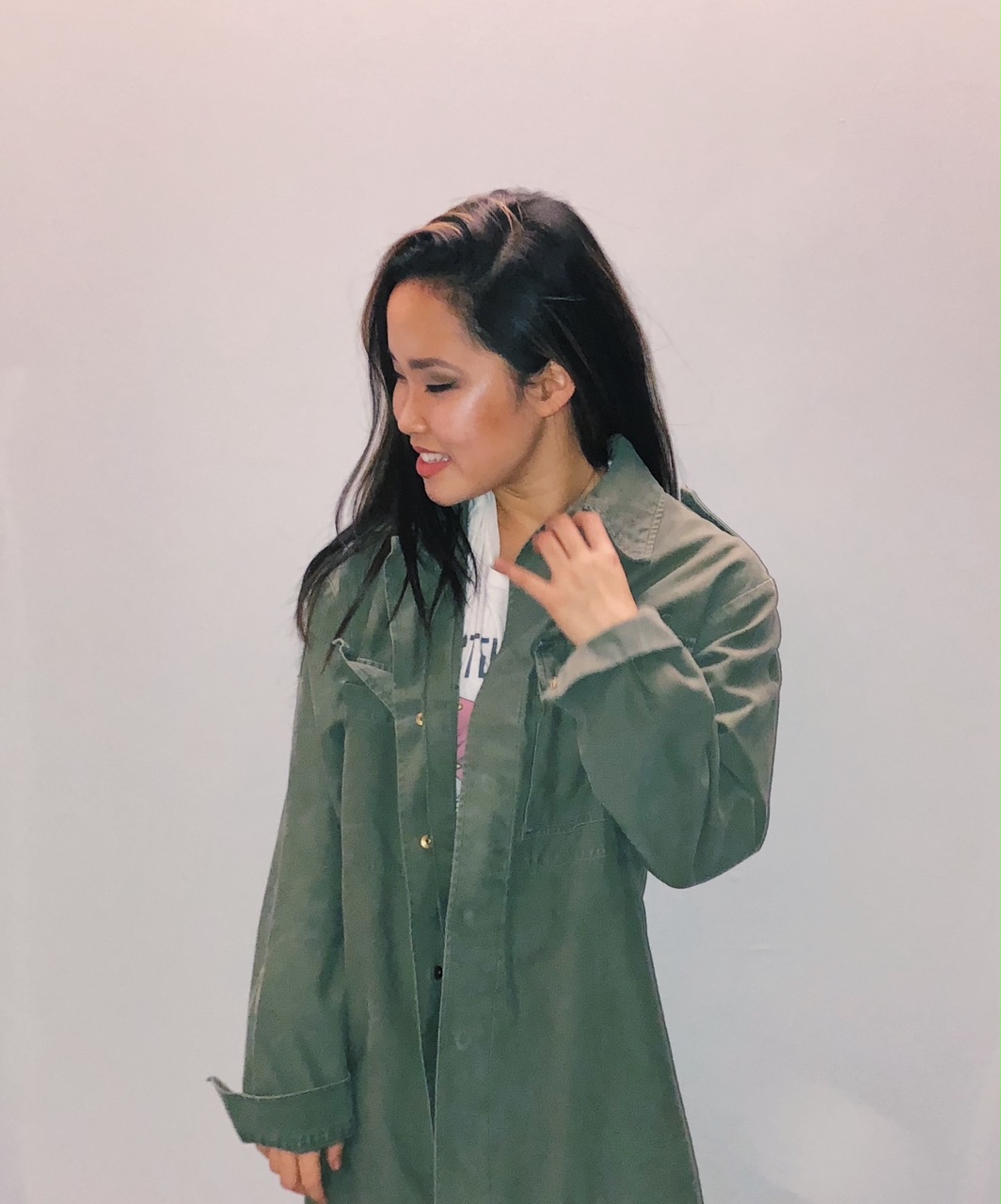 Two Ways to Wear Army Green